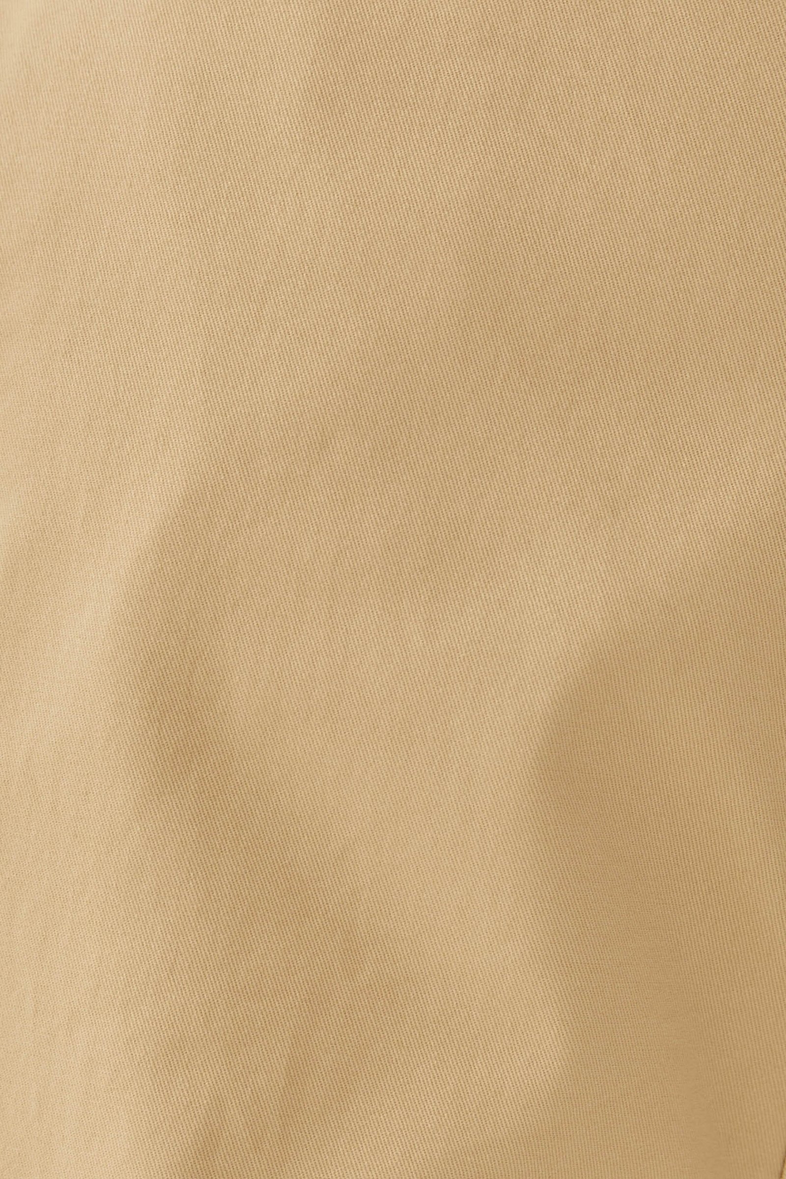 Cotton Blend Culottes in Sand - Image 2