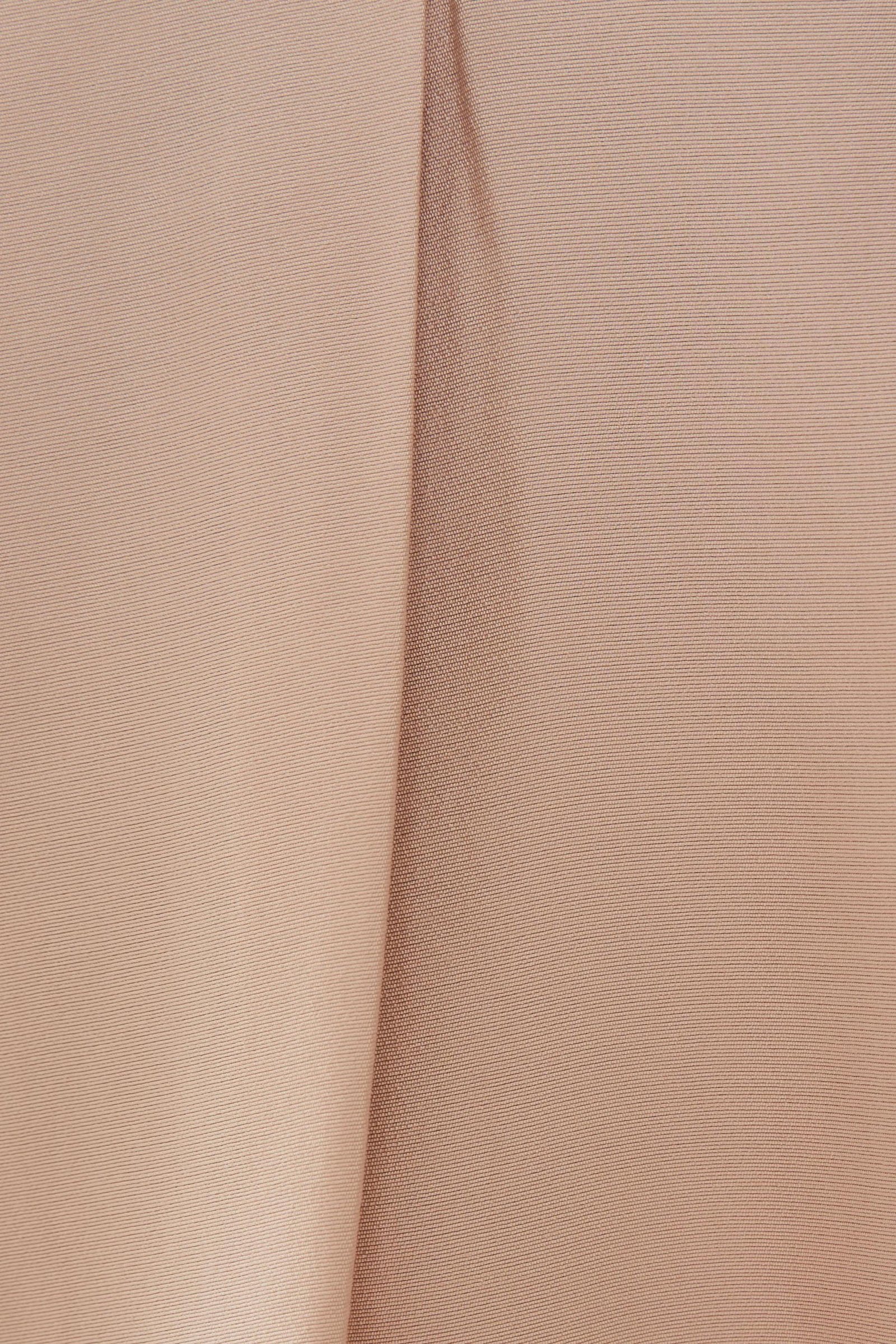 V Neck Sleeved Top in Petal Pink - Image 8