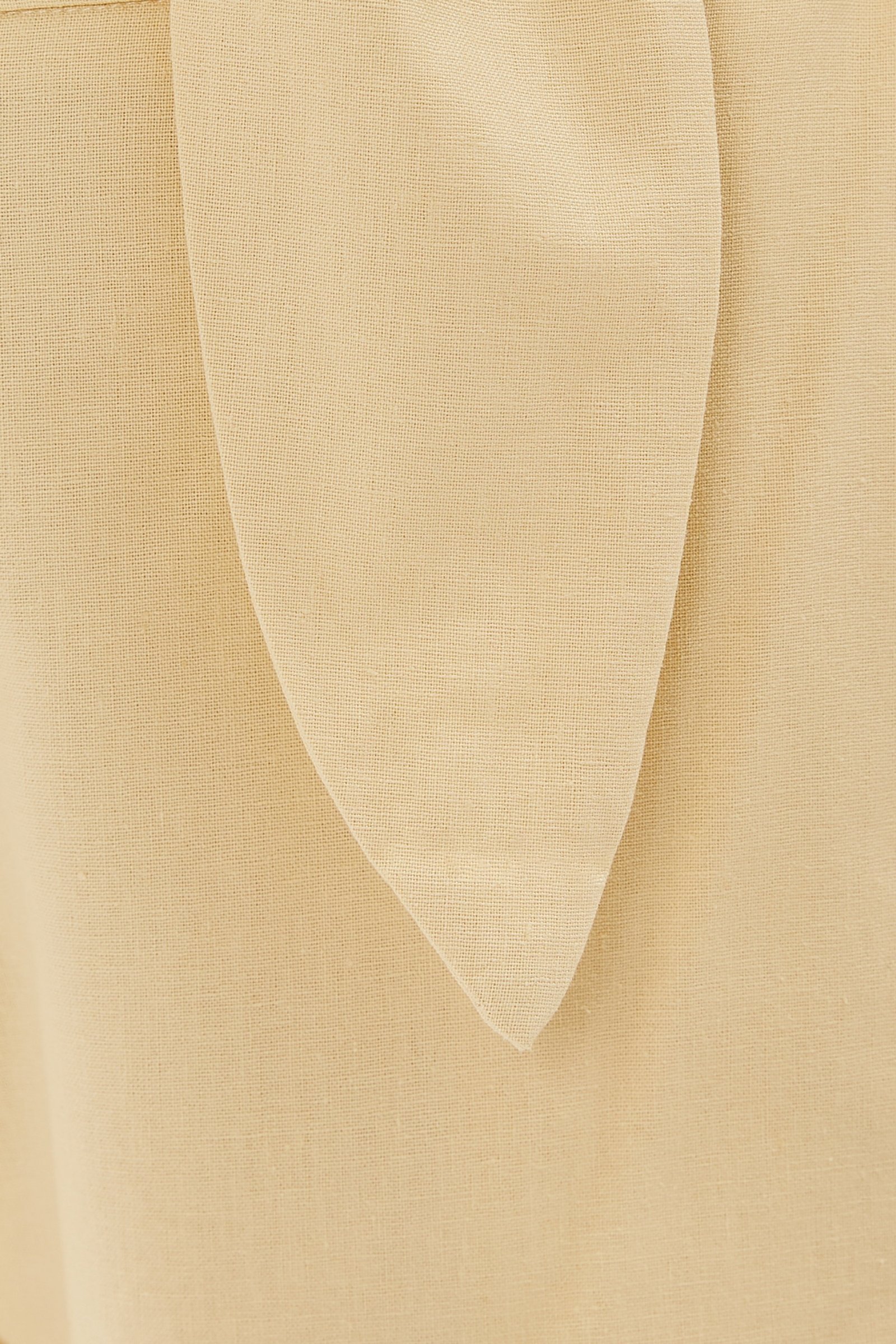 Linen Shorts in Soft Yellow - Image 7