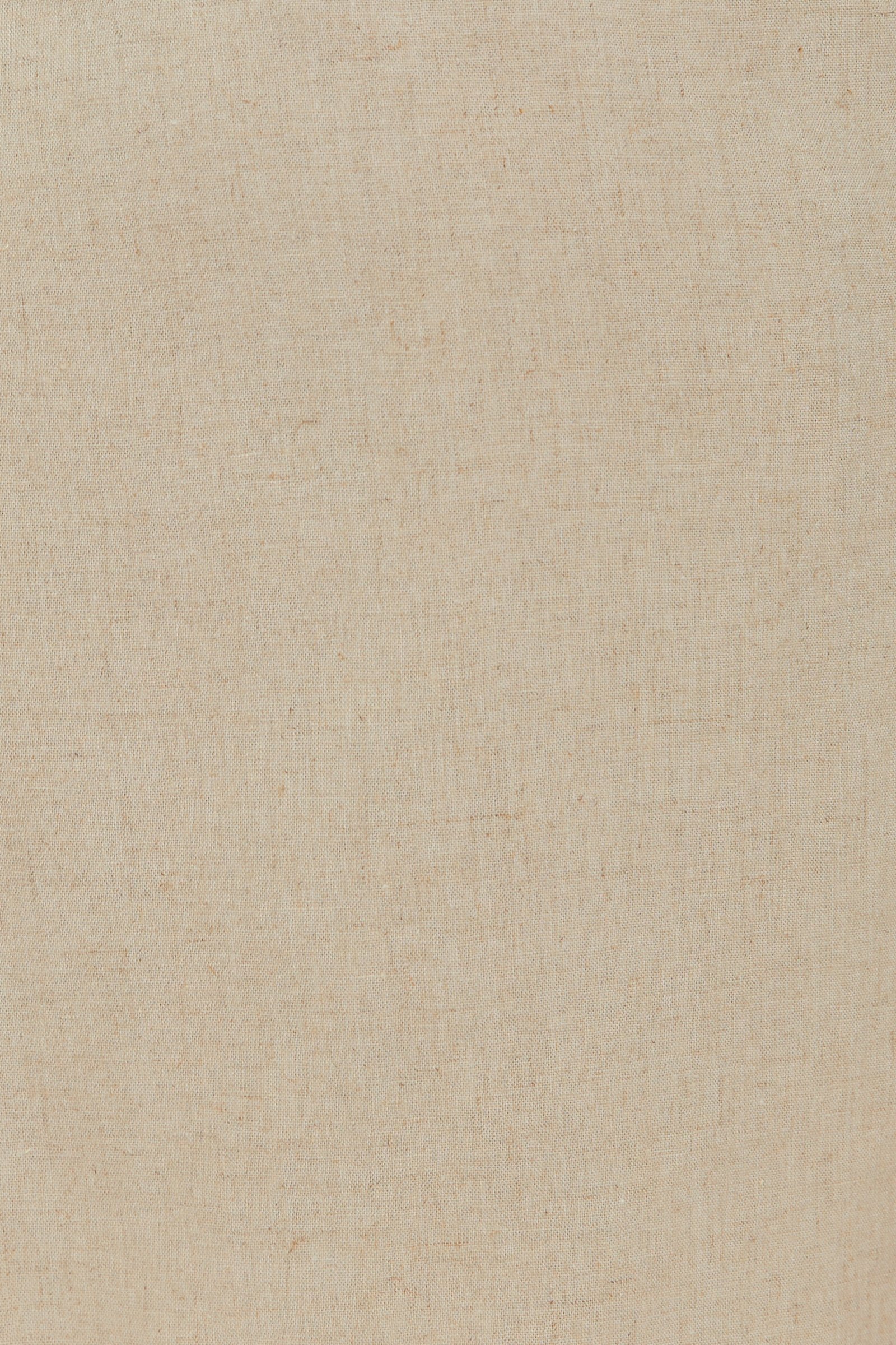 Linen Wrap Skorts in Natural - Image 7