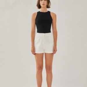 Classic Cotton Shorts in White