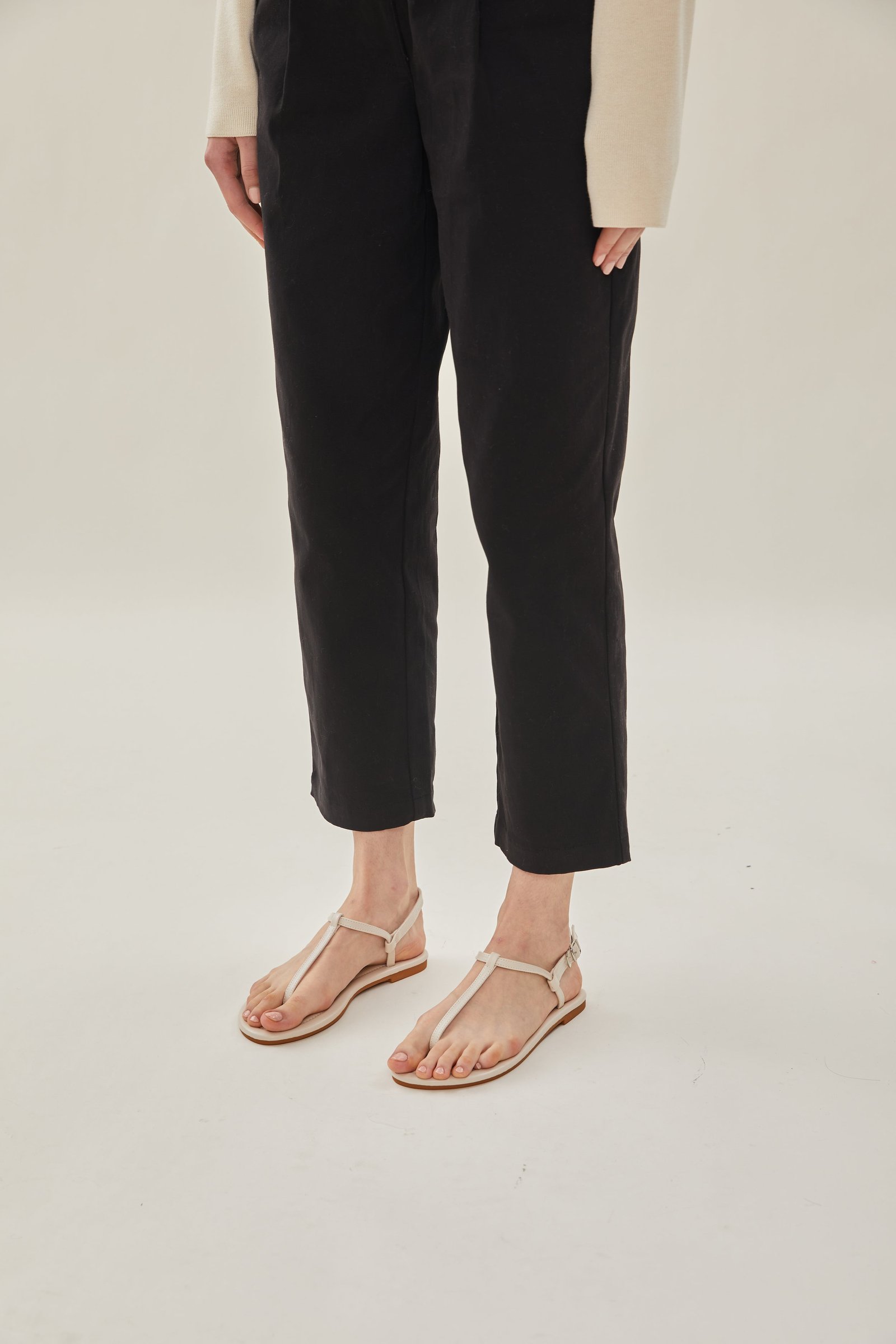 Flo Strap Sandals in Cream - Image 3