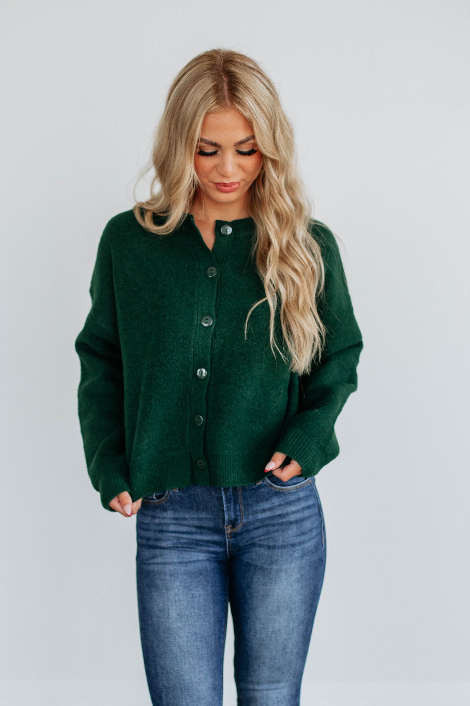 Kassi Cardigan - Forest Green - Image 4