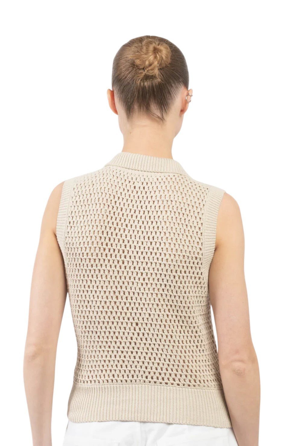 The Polo Vest - Taupe - Image 3