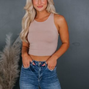 Angelina Basic Tank - Sand