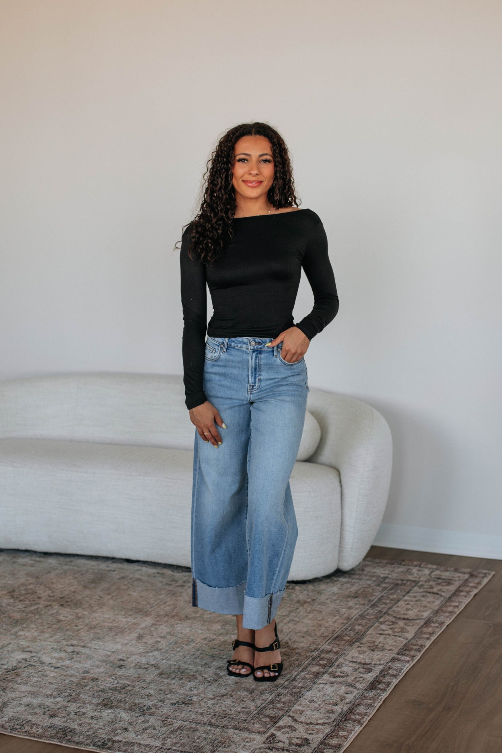 Ronin Long Sleeve Top - Black - Image 4