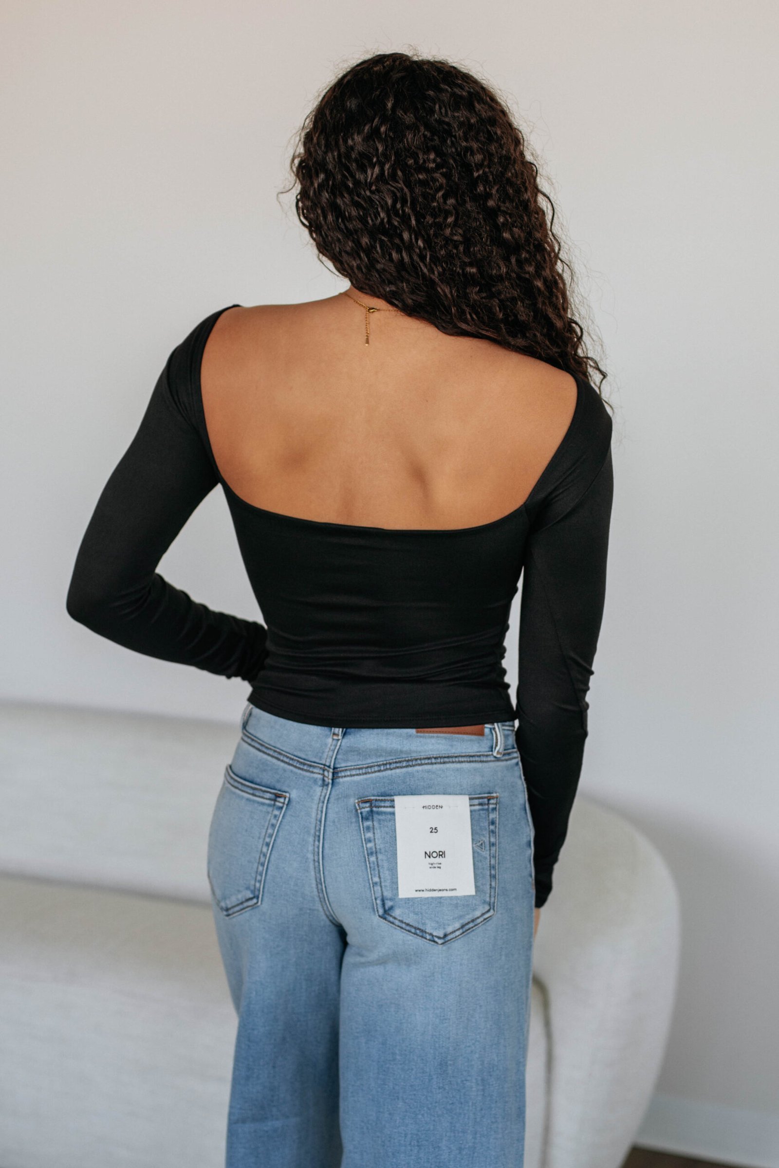 Ronin Long Sleeve Top - Black - Image 3