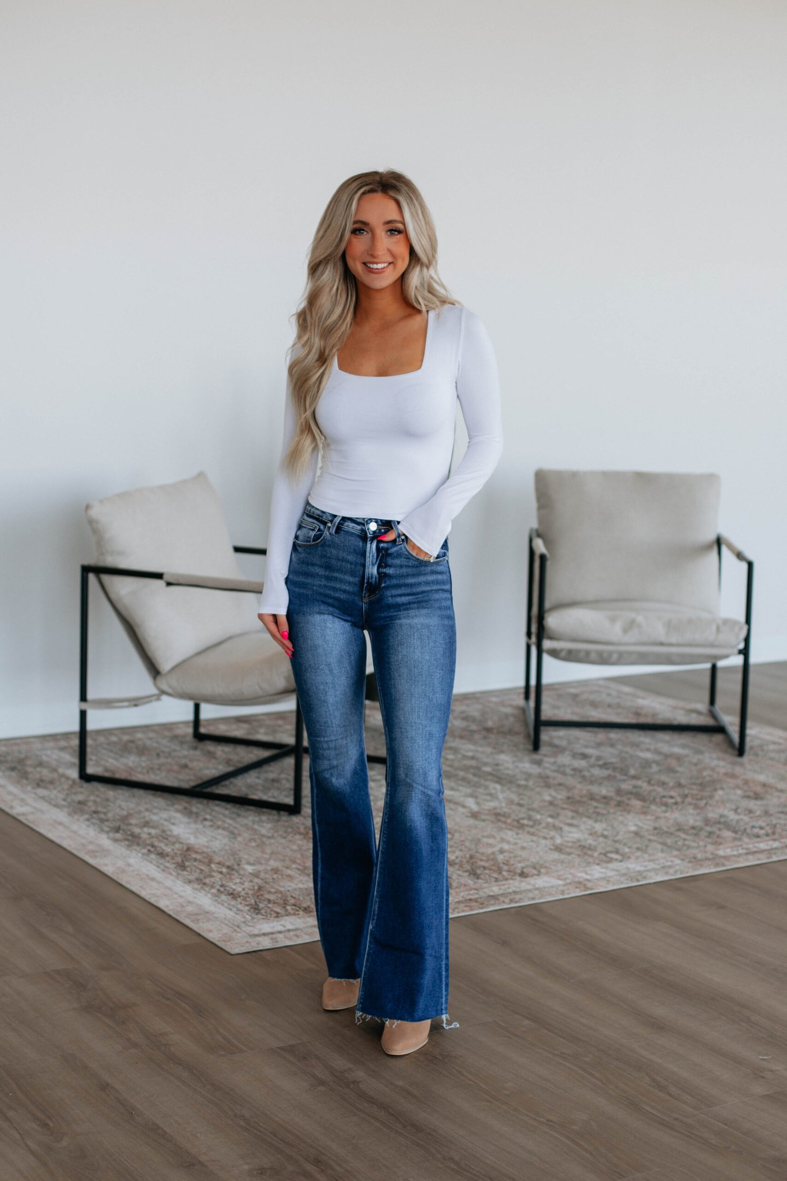 Collyns Basic Top - Ivory - Image 3