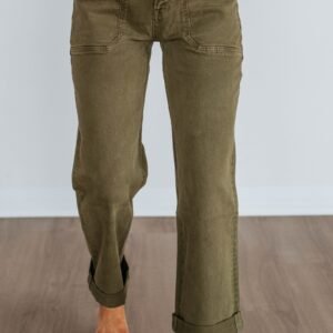 Dayna Flying Monkey Jeans - Dark Olive