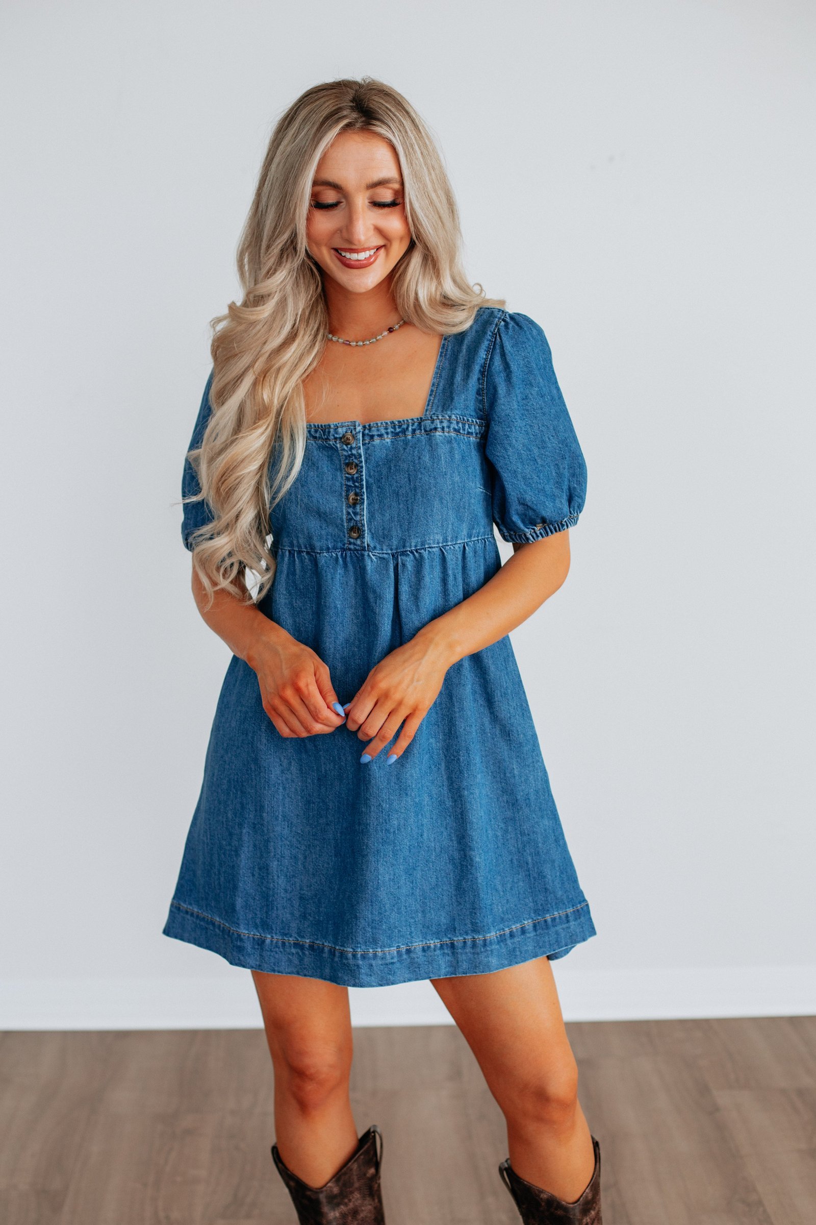 Winry Denim Dress