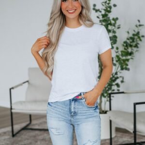 Jeannette Basic Tee - Ivory