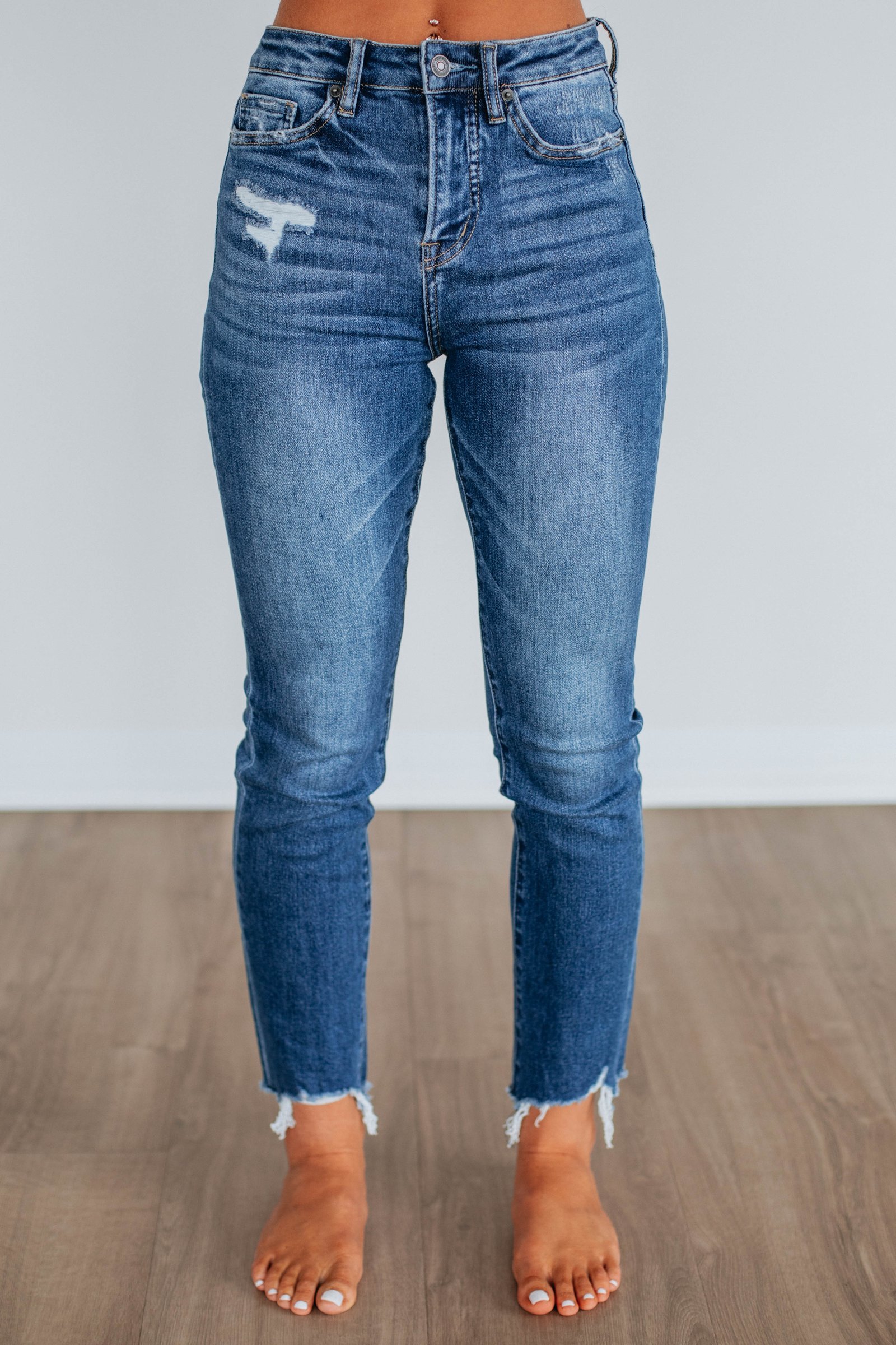 Jeniva Mica Jeans - Dark Wash - Image 3