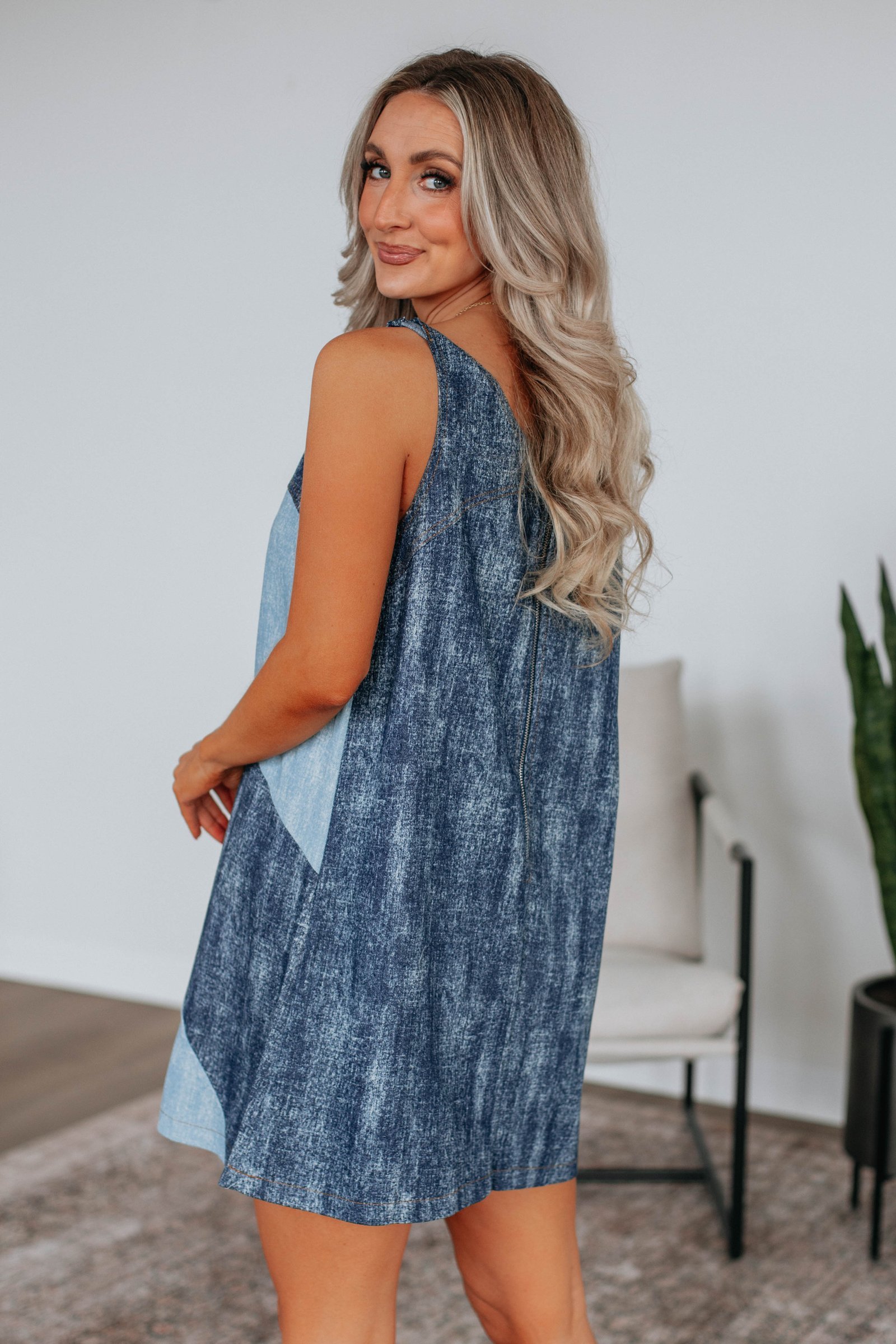 Kenleigh Denim Dress - Image 6