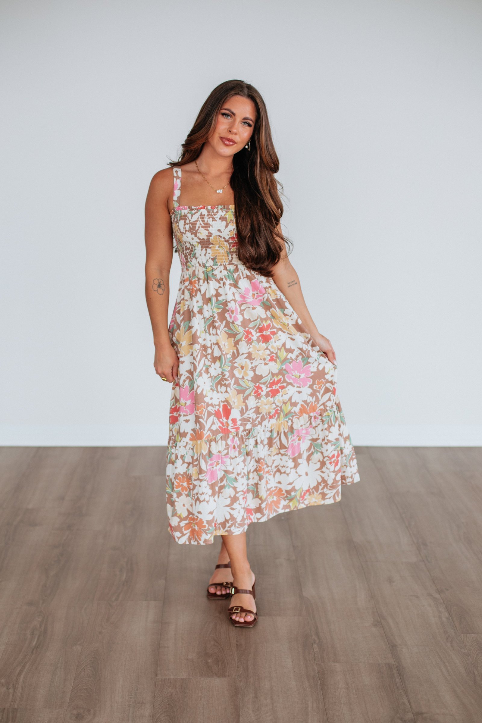 Magnolia Floral Dress