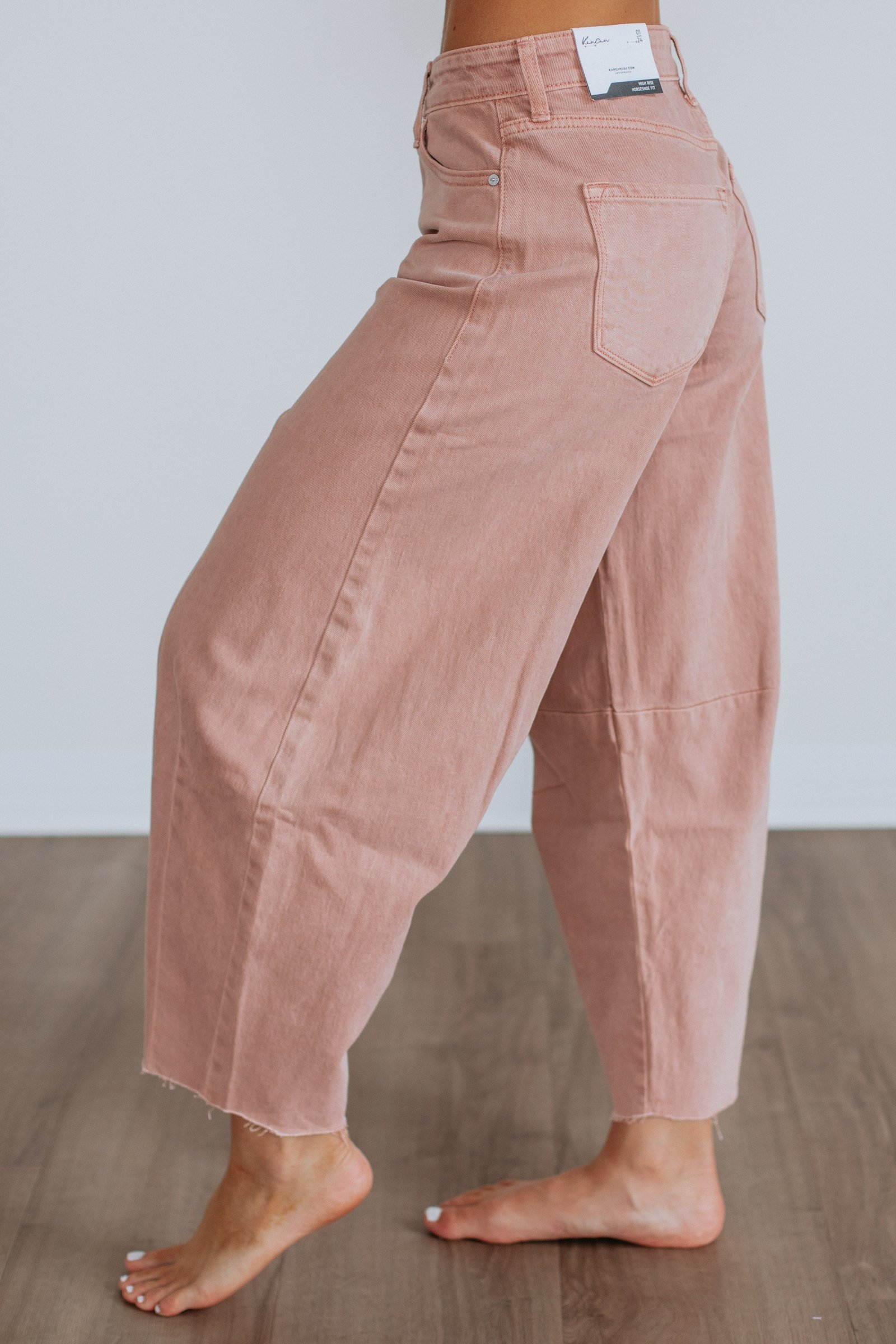 Milah KanCan Jeans - Dusty Pink - Image 6