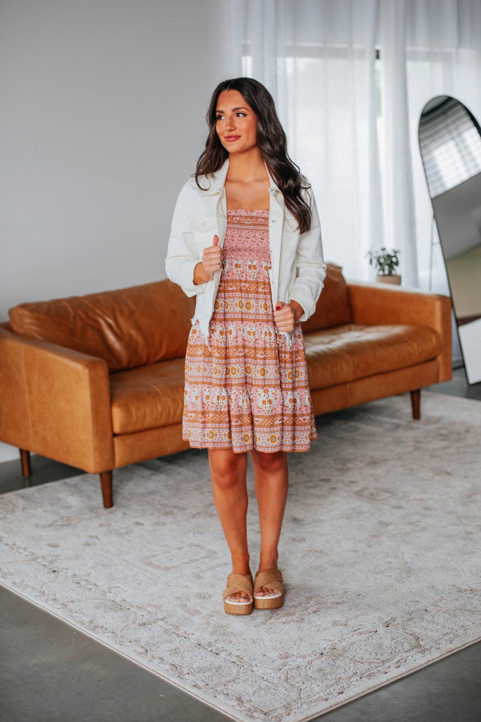 Gemma Risen Denim Jacket - Cream - Image 3