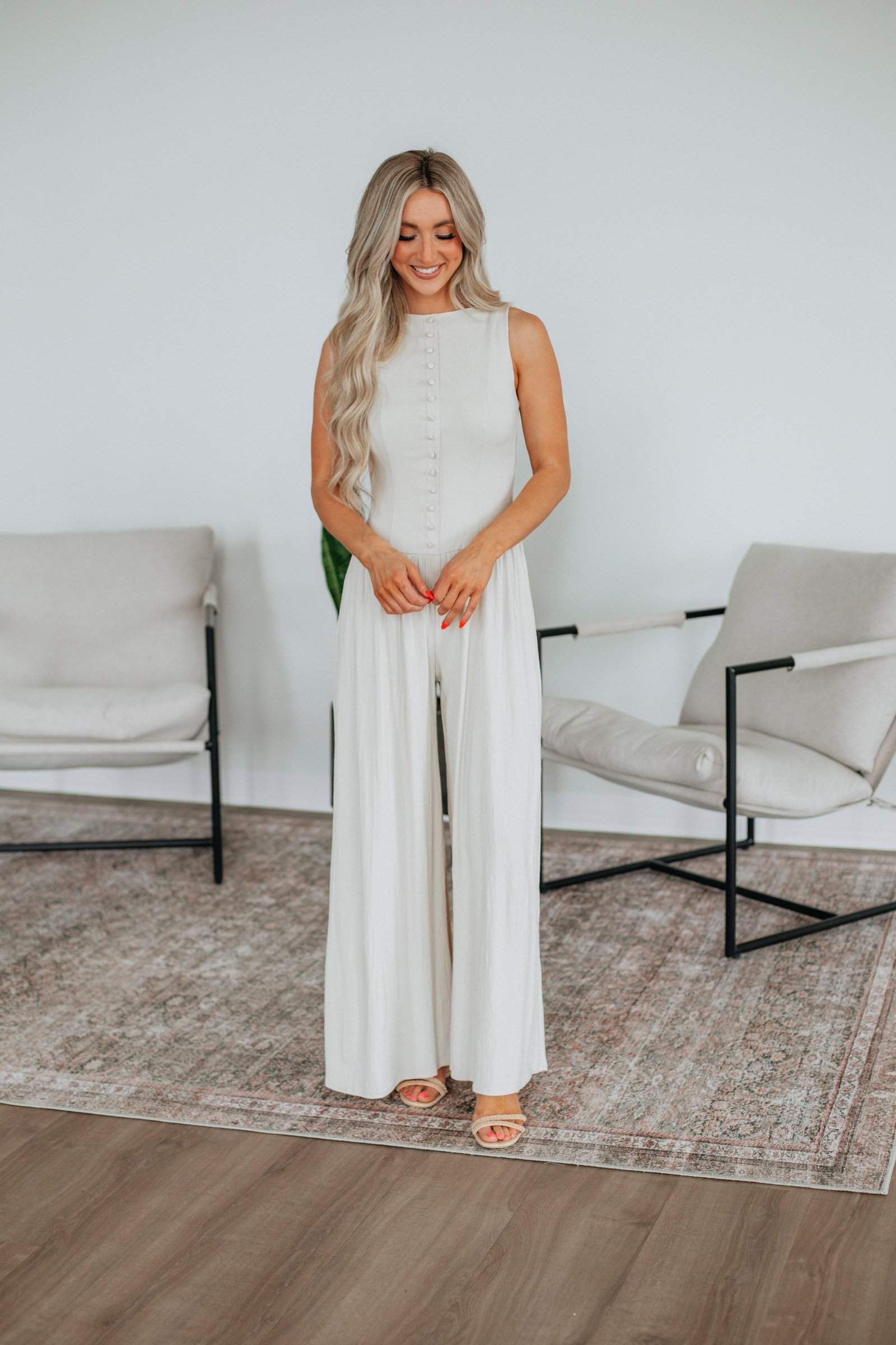 Noelle Linen Jumpsuit - Image 7
