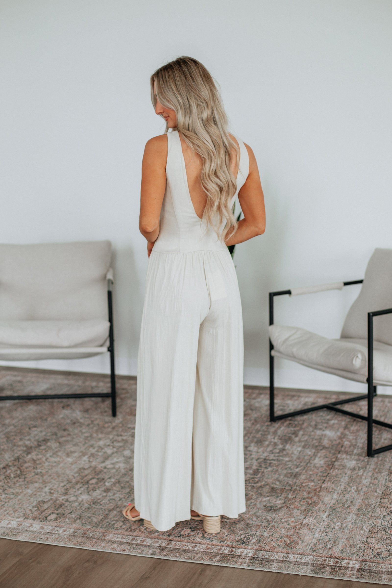 Noelle Linen Jumpsuit - Image 9