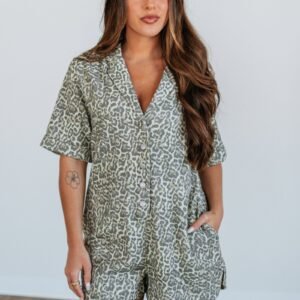 Roz Leopard Romper
