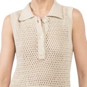 The Polo Vest - Taupe