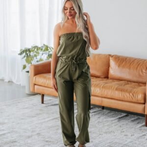 Kamari Active Jumpsuit - Dark Olive