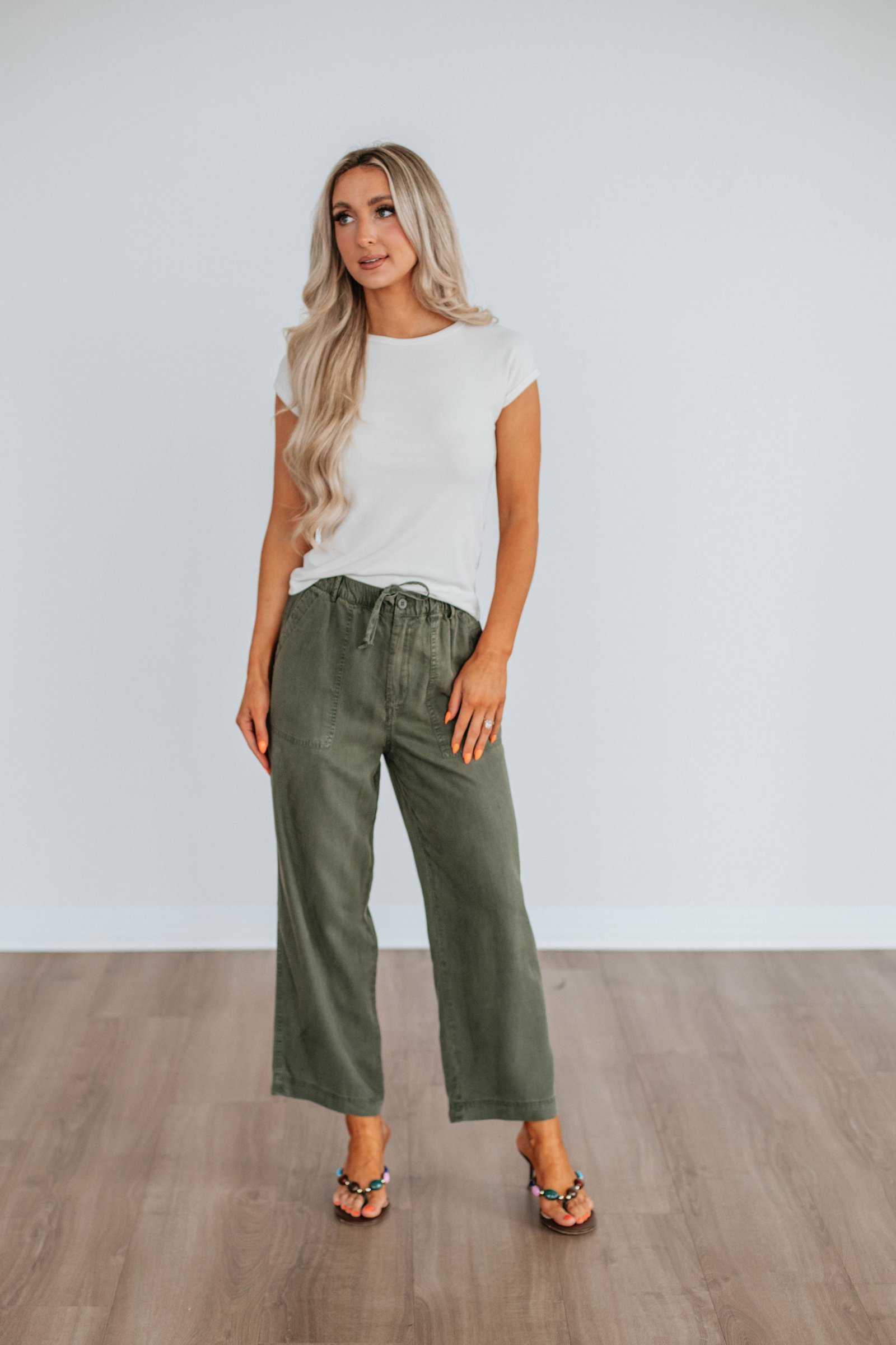 Evryn Wide Leg Pants - Image 7